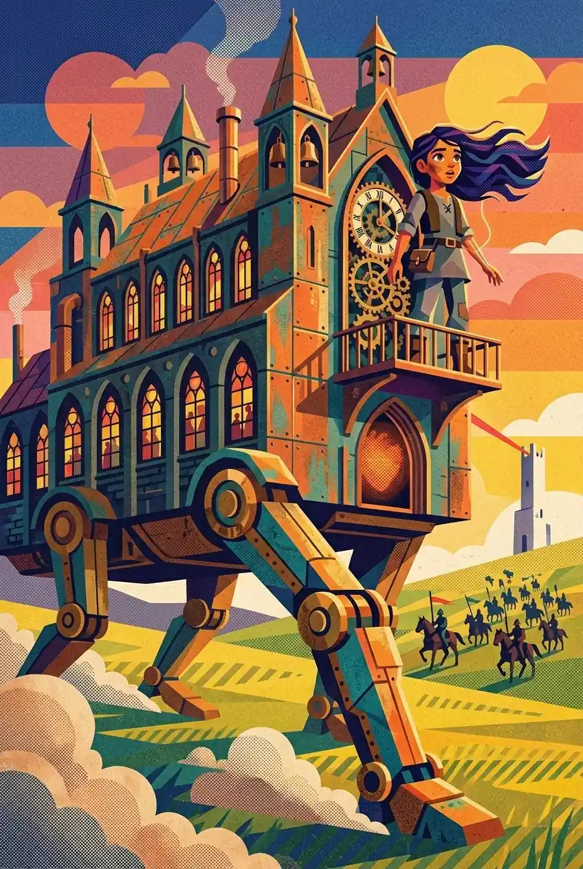 The Clockwork Cathedral That Walks