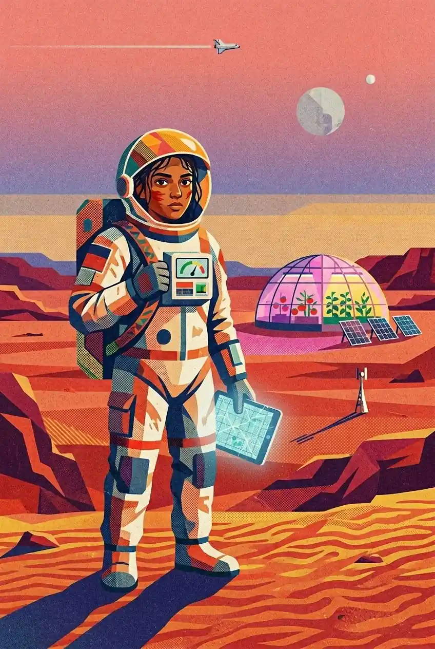 Seventeen Sols Alone on Mars