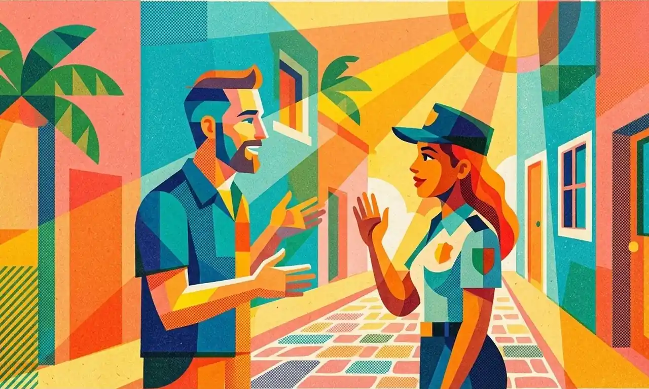 Lesson 2478 Asking the Officer About My Residency