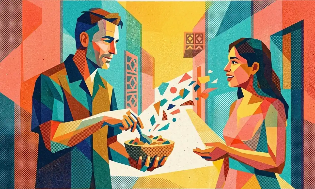 Lesson 2613 Cooking His Foods for Her