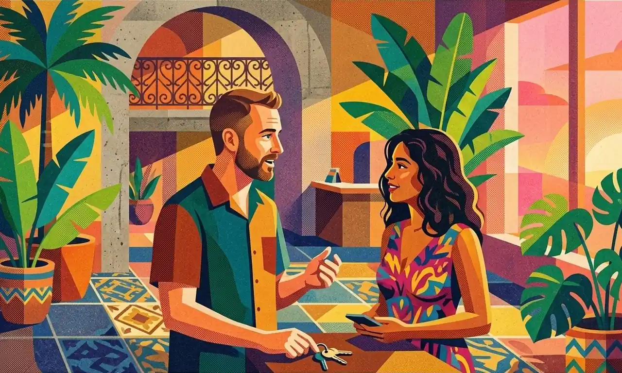 Lesson 319 Meeting the Airbnb Host