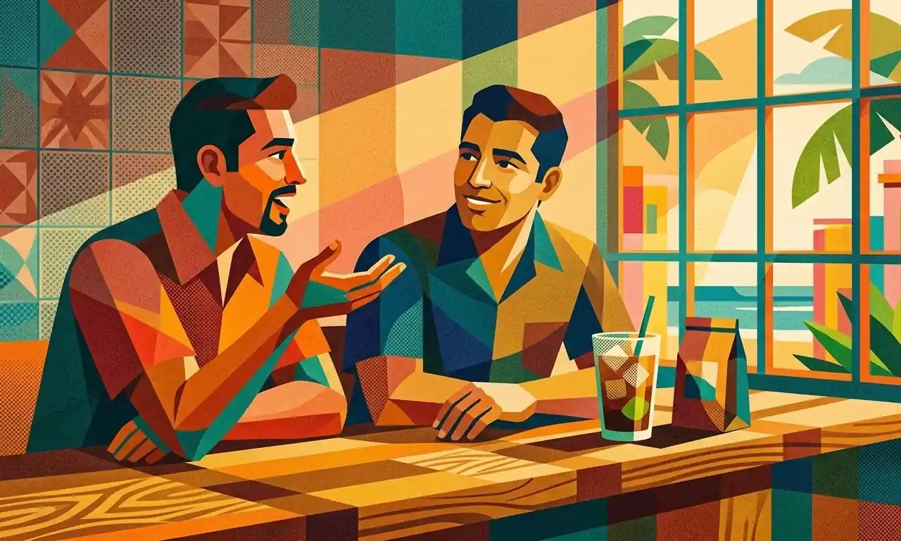 Lesson 498 Ordering a Cold Brew in the Heat