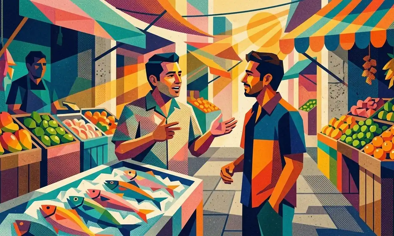 Lesson 544 Buying Fresh Fish at the Market