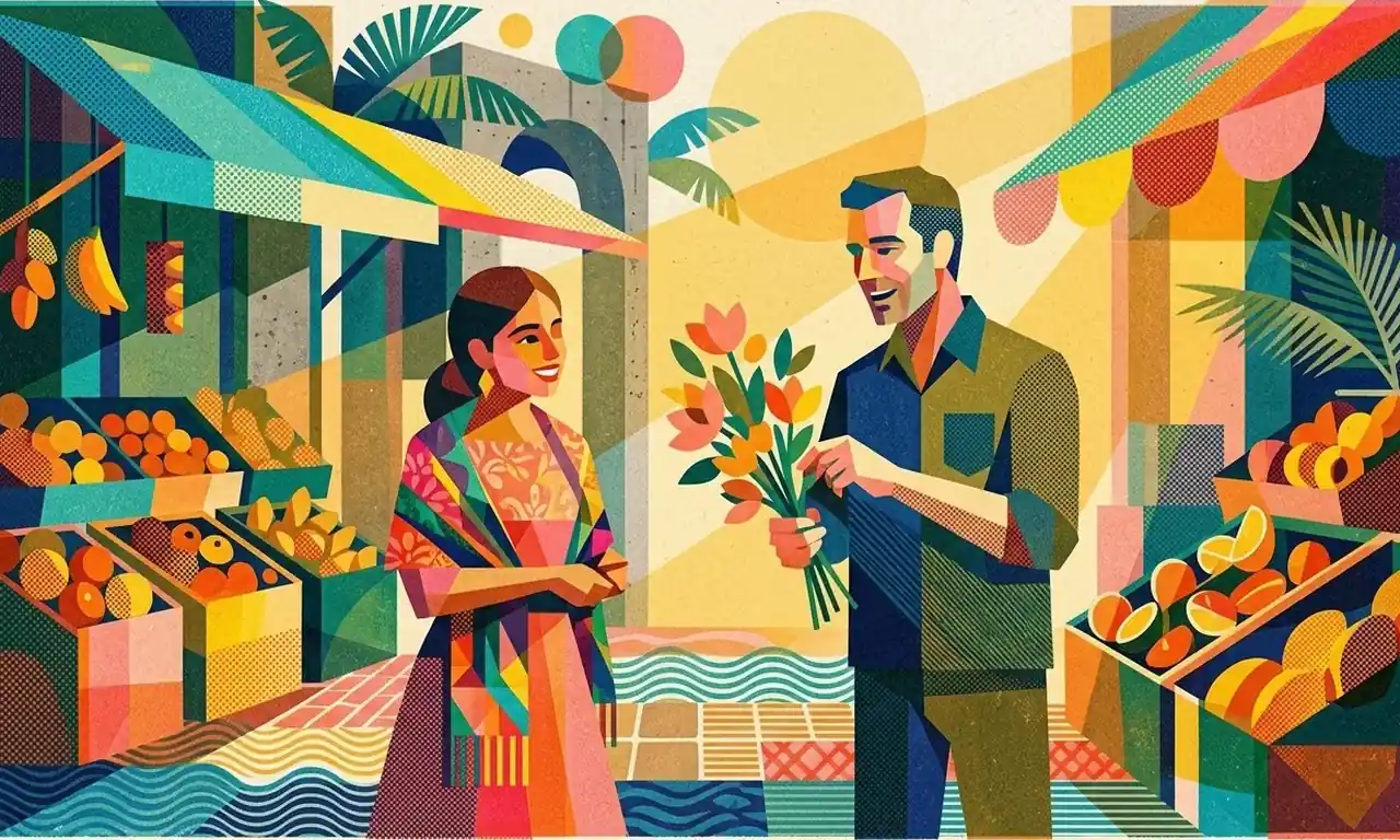 Lesson 546 Buying Flowers for a Date