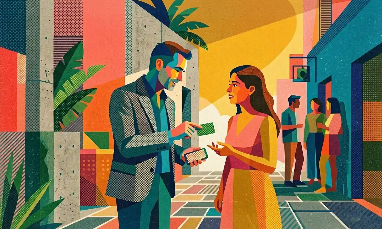 Lesson 1196 Exchanging Numbers with Her Friends