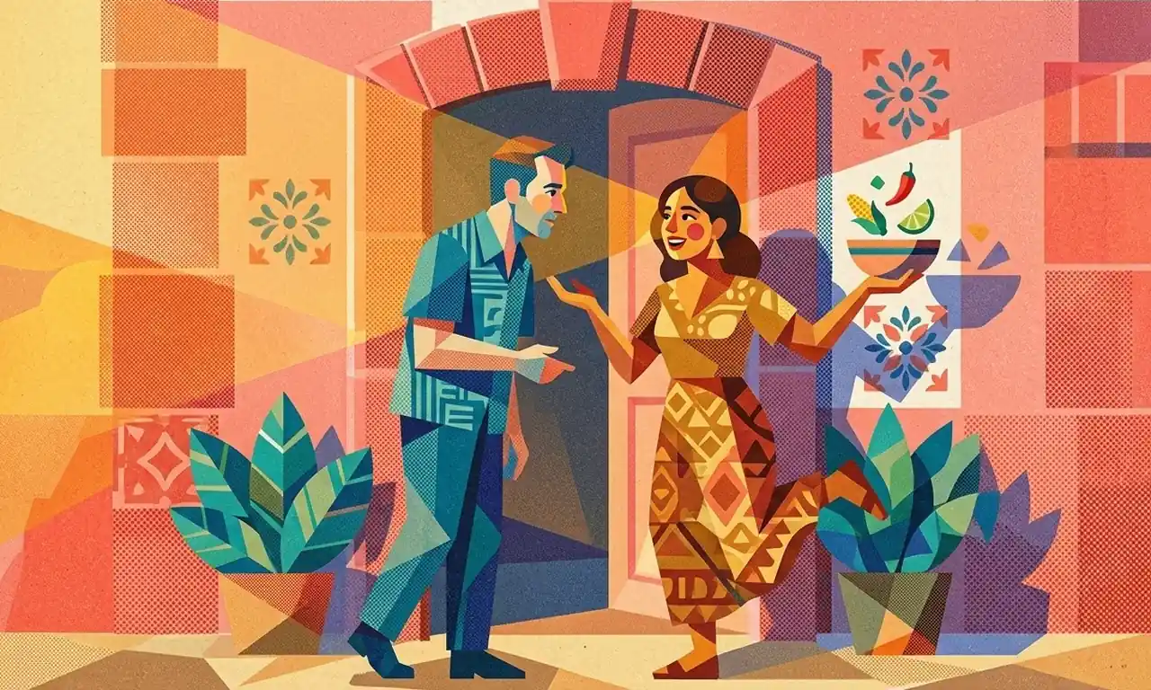 Lesson 2200 She Teaches Him a Mexican Dish