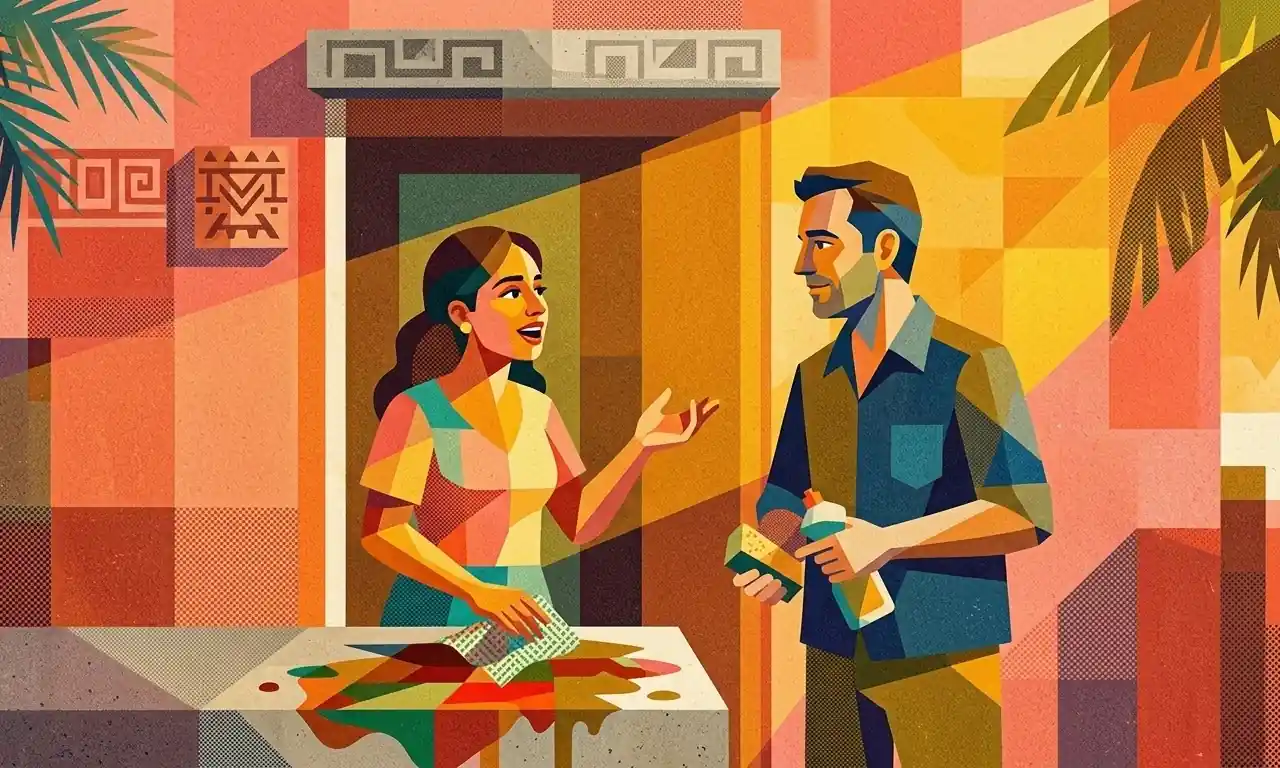 Lesson 2203 Dealing with a Kitchen Mess